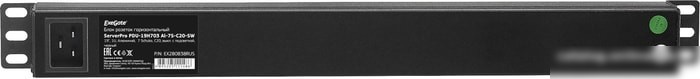 Блок розеток ExeGate ServerPro PDU-19H703 Al-7S-C20-SW