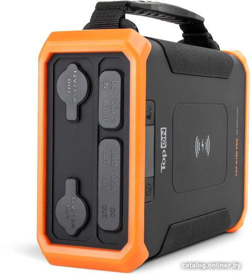 Портативная зарядная станция TopON TOP-X100 PRO (черный/оранжевый)