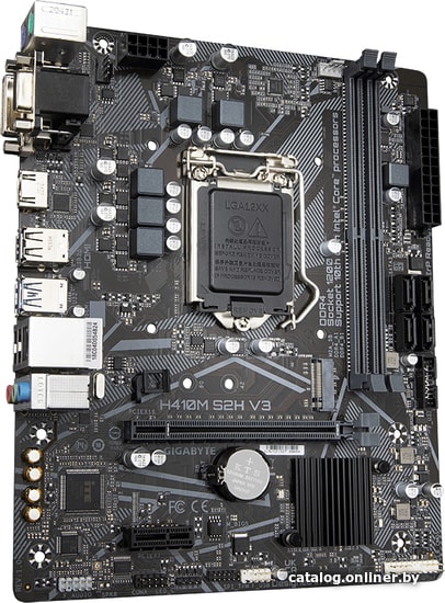 Материнская плата Gigabyte H410M S2H V3 (rev. 1.0)