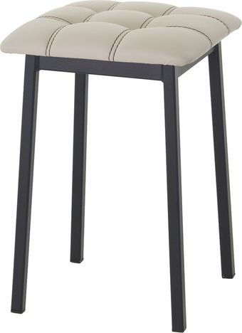 Табурет AMC Comfort 7К1.3 (кожзам, бежевый/черный)