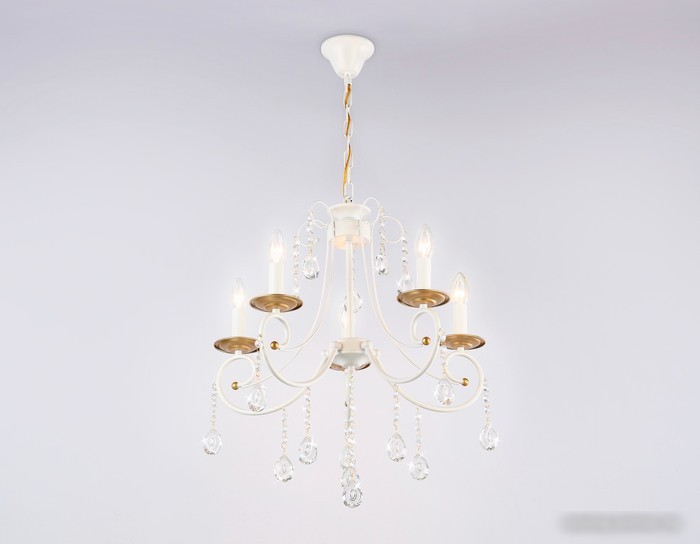 Подвесная люстра Ambrella TR4916/5 WH/GD