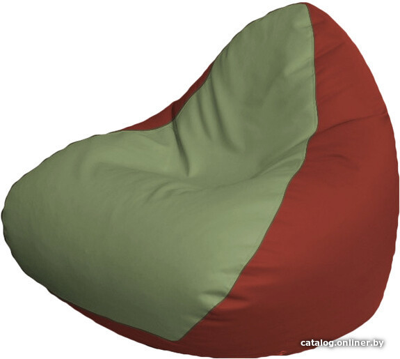 Кресло-мешок Flagman Relax Р2.3-83 (оливковый/красный) Кресло-мешок Flagman Relax Р2.3-83 (оливковый/красный)