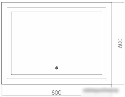 Silver Mirrors Зеркало Ливия 80х60 ФР-00000942