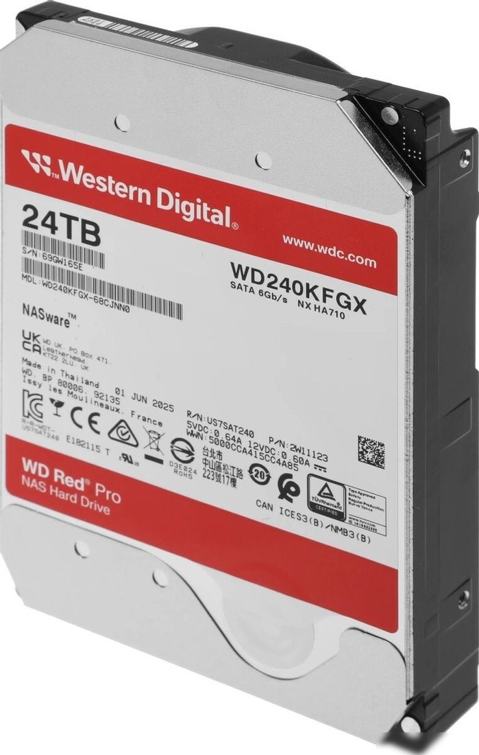 Жесткий диск WD Red Pro 24TB WD240KFGX