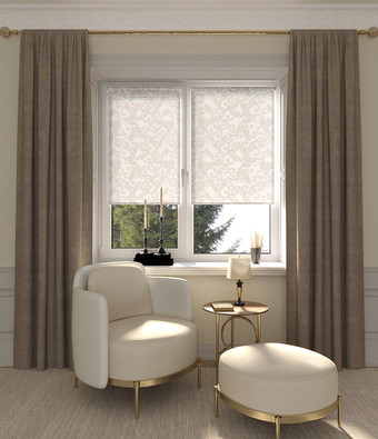 Рулонные шторы Legrand Севилия 61.5x175 (какао)