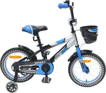 Детский велосипед Favorit Sport SPT-14BL2 (синий/черный)