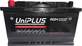 Автомобильный аккумулятор UniPLUS AGM L+ (80 А·ч)