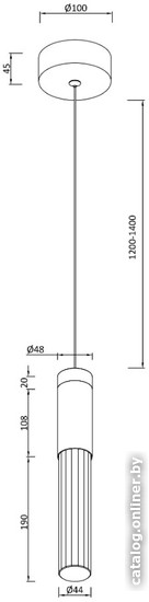 Подвесная люстра Moderli Ran V10895-PL