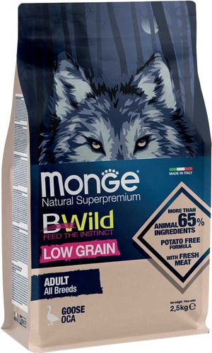 Сухой корм для собак BWild All Breeds Adult Wild Goose 2.5 кг