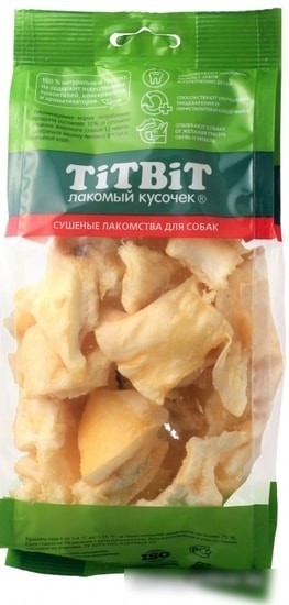 Лакомство для собак TiTBiT Хрустики говяжьи - мягкая упаковка 65 г