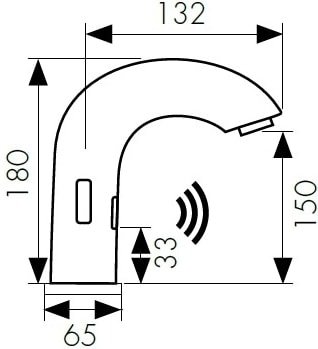 Смеситель Kaiser Sensor 38421