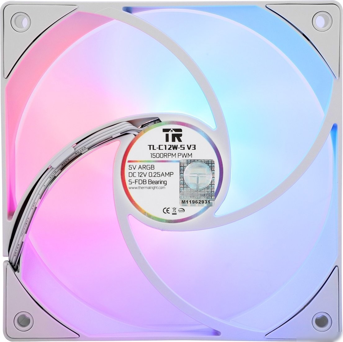 Вентилятор для корпуса Thermalright TL-C12W-S V3