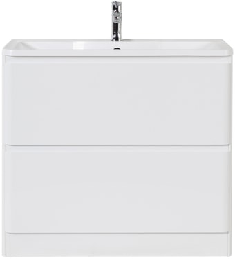 BelBagno Тумба под умывальник Albano-800-2C-PIA-BL (белый глянец)