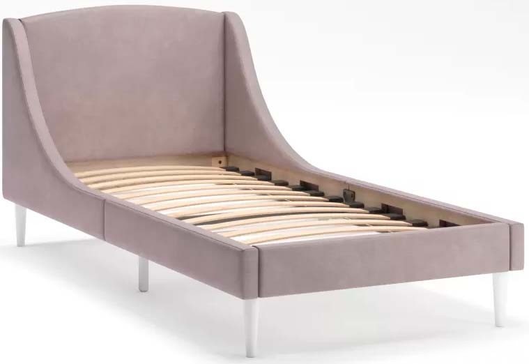 Кровать MONOFIX Лотти 90x200 (микровелюр/капучино)