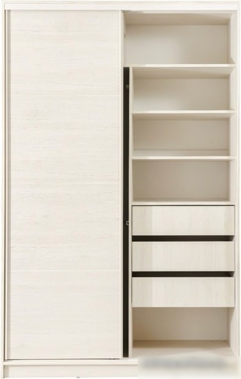 Шкаф-купе Рэйгрупп Bromo BBB 01 РГ-12.01 B 120 BBB 120x220.5 (дуб бордо лайт/белый)