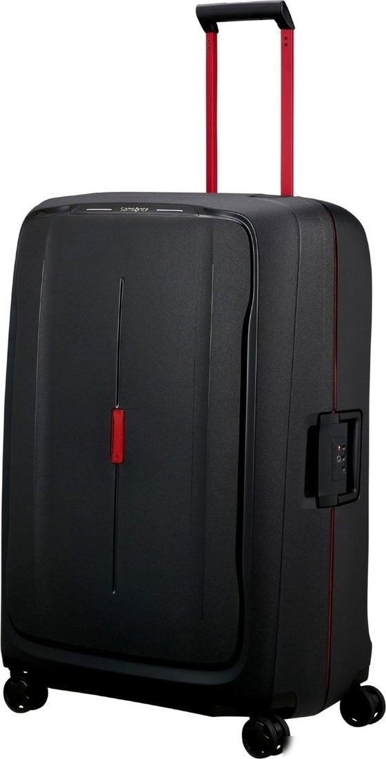 Чемодан-спиннер Samsonite Essens Charcoal/Red 81 см