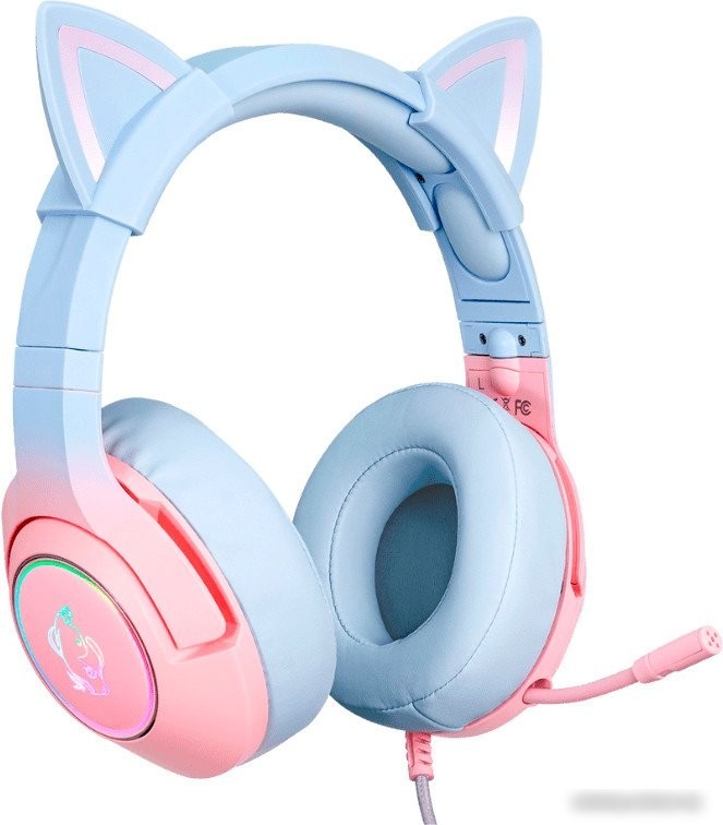 Наушники Onikuma K9 7.1 (голубой/розовый)