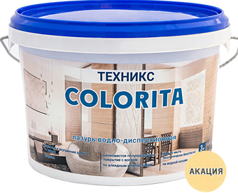 Лазурь Техникс Colorita ВД-АК-1 3 кг (акация)
