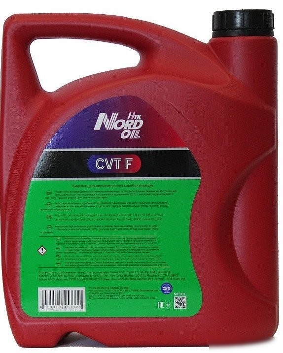 Трансмиссионное масло Nord Oil CVT F 1л