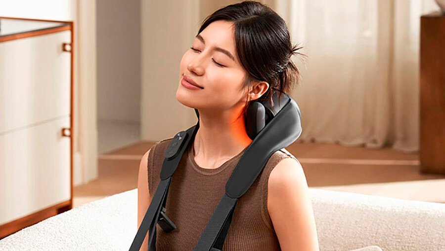 Массажер для шеи и плеч Xiaomi Mijia Smart Shoulder and Neck Massager BHR9743CN (серый)