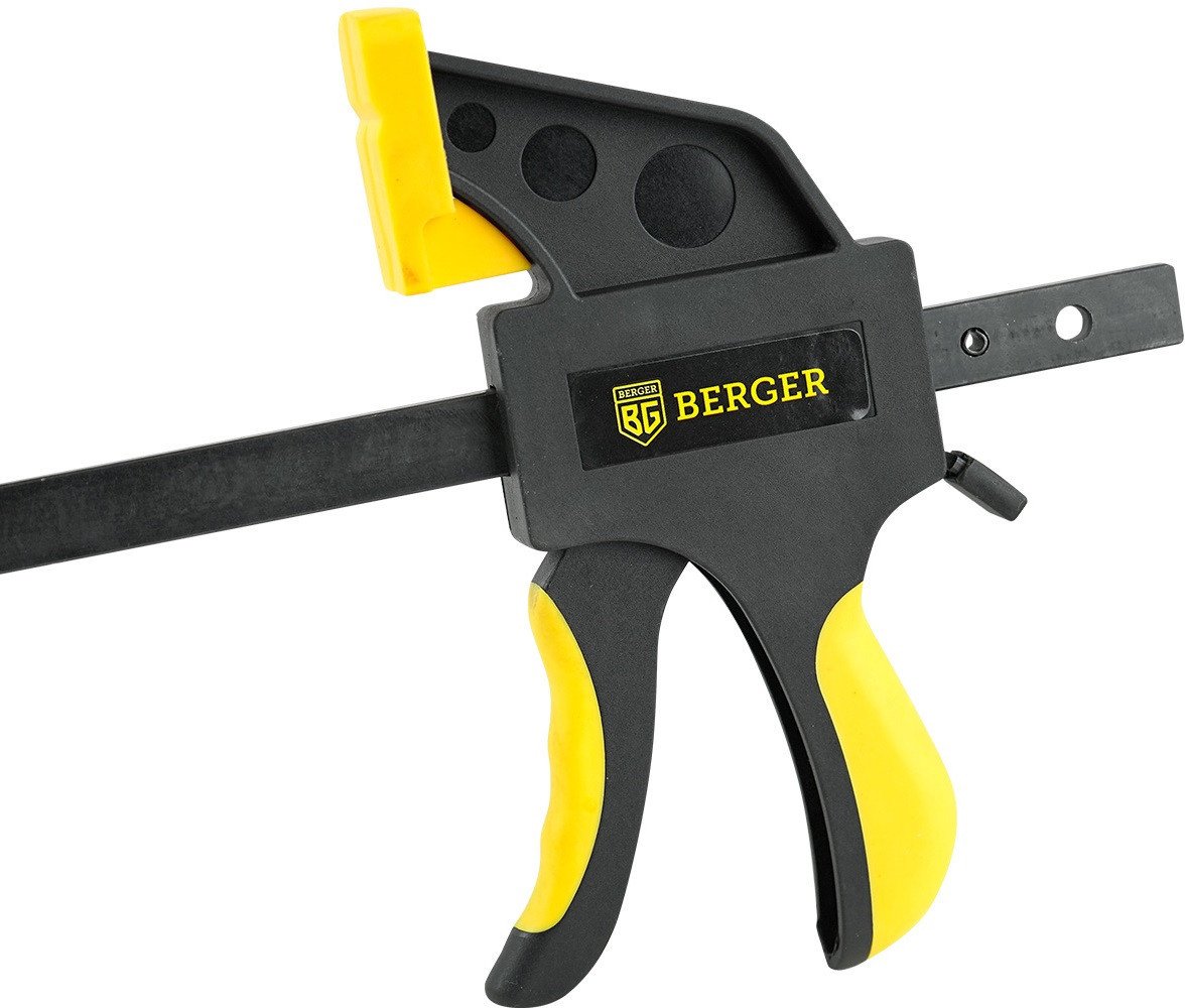Струбцина Berger Быстрозажимная 70x300мм, зажим до 60кг BG1930