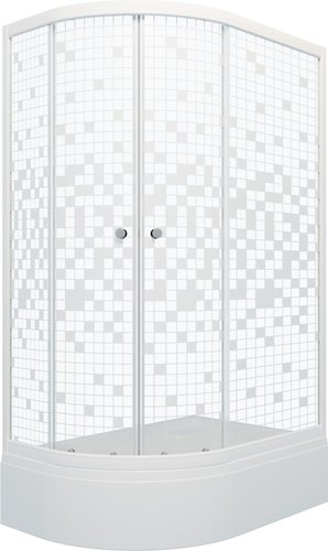 Душевой уголок Triton Коралл В Мозаика 120x80 R