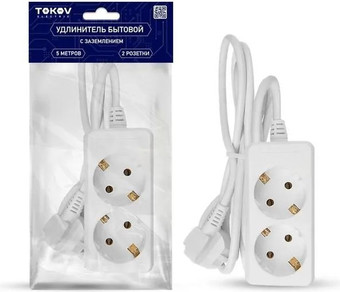 Удлинитель Tokov Electric TKE-C01-BU2-5-1-Z