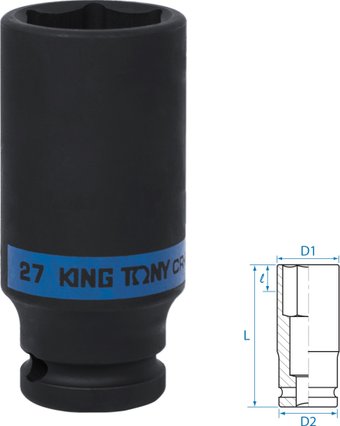 Головка слесарная King Tony 443527M