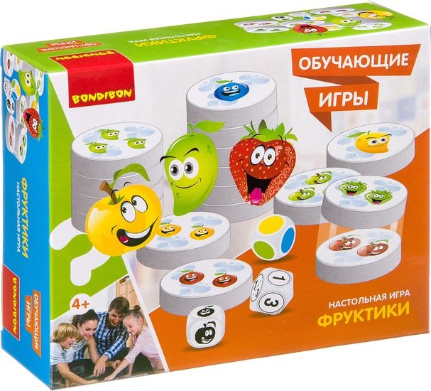 Развивающая игра Bondibon Фруктики ВВ3446
