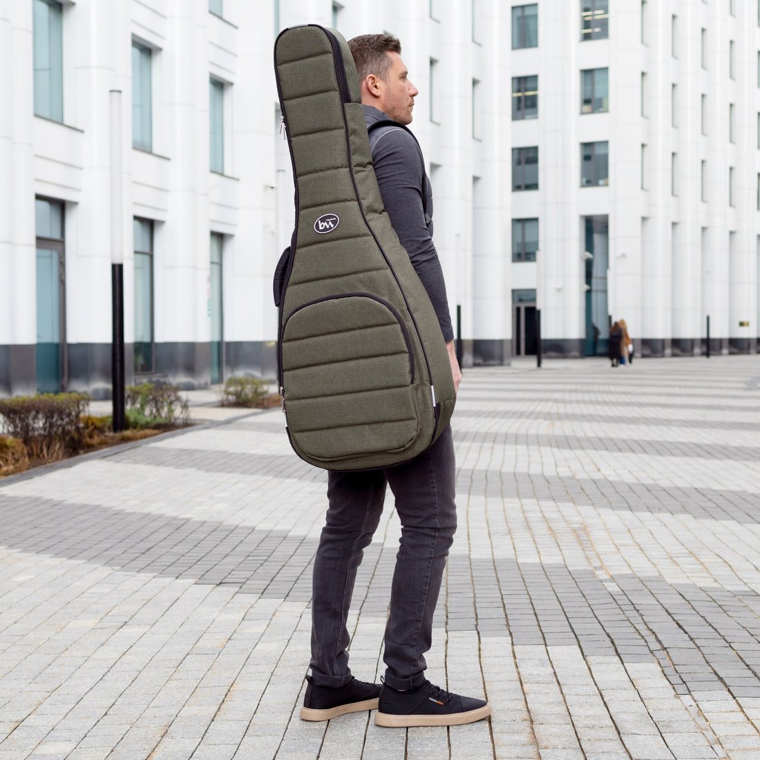Чехол для гитары Bagandmusic Classic Casual Plus (зеленый)