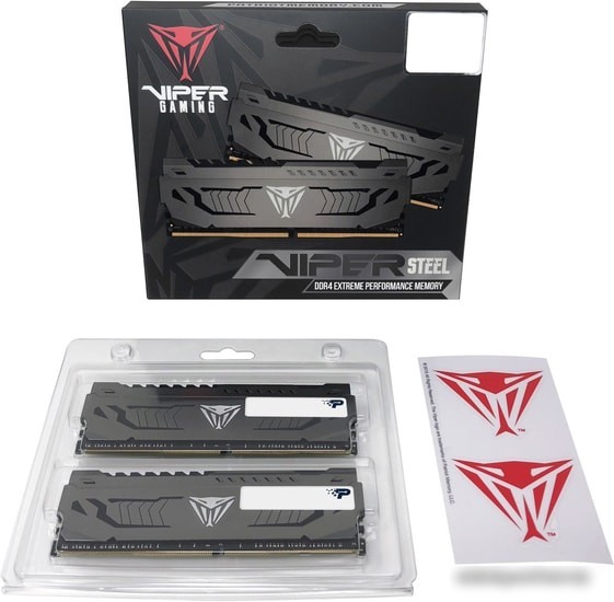 Оперативная память Patriot Viper Steel 2x8GB DDR4 PC4-28800 PVS416G360C8K