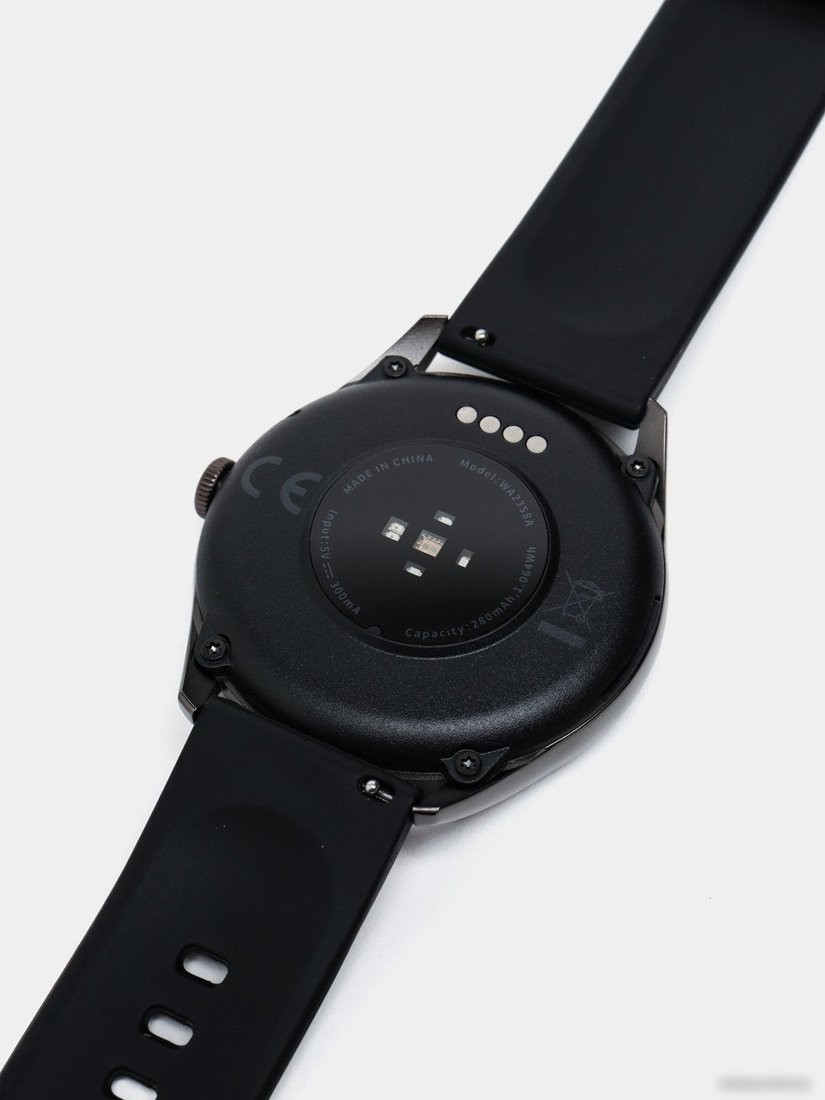 Умные часы QCY Watch GT (серый/черный)