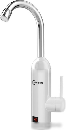 Проточный электрический водонагреватель-кран Saniteco WM-001-D2 (белый)