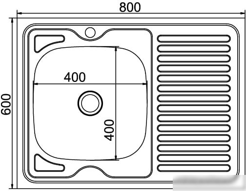 Кухонная мойка Mixline 527971