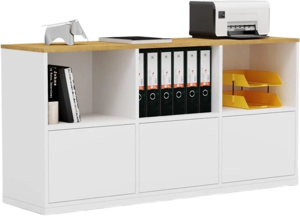 Тумба Crafto Нина 02 150x40x75 (белый дуб)