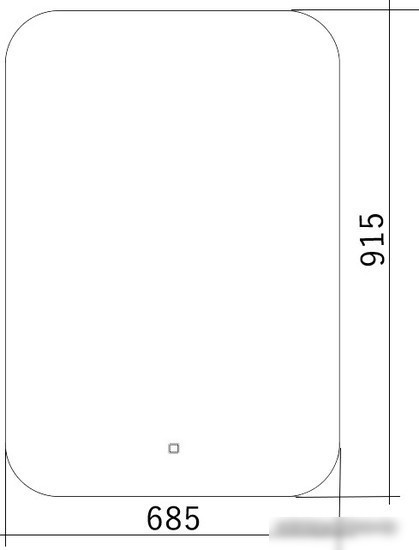 Silver Mirrors Паллада 68.5x91.5 LED-00002242