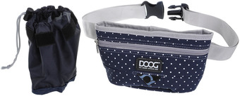 сумка для дрессуры Doog Treat Pouch TP04B (синий в белый горох)
