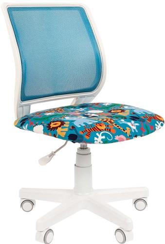 Компьютерное кресло CHAIRMAN Kids 112 (зоопарк/TW-34 белый)
