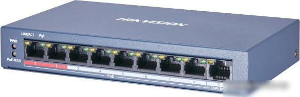 Неуправляемый коммутатор Hikvision DS-3E0109P-E/M(B)