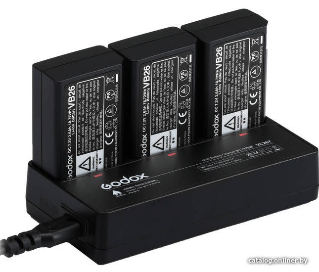 Зарядное Godox VC26T Multi для VB26 27909