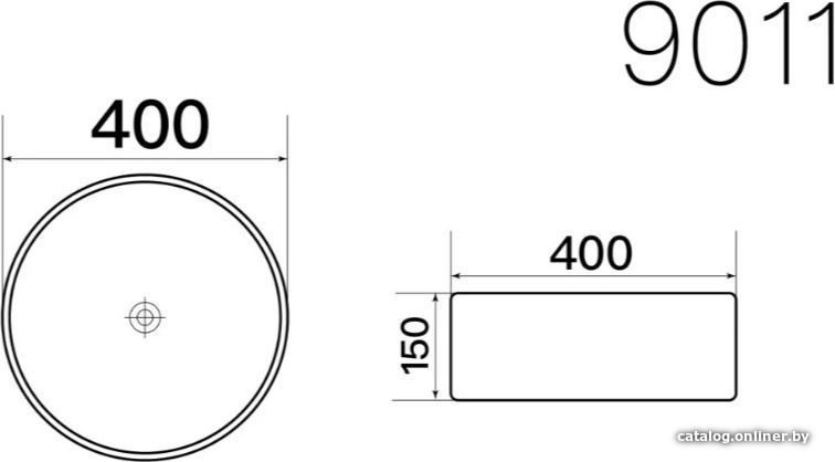 Умывальник Axus 40 9011