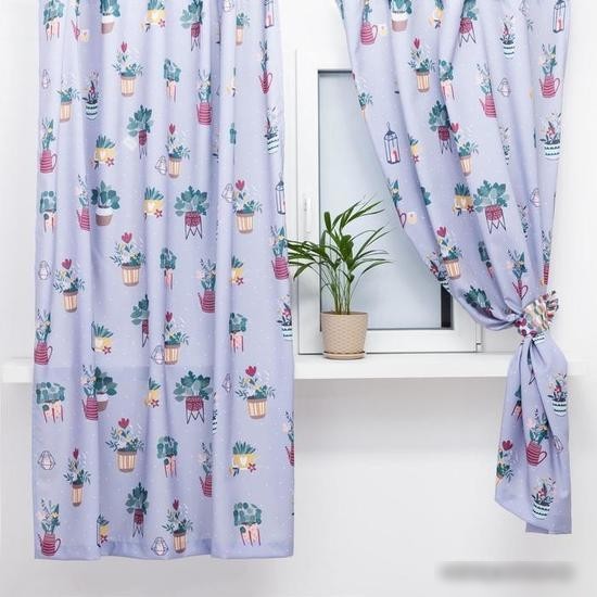 Комплект штор Этель Hygge с подхватами 1.45x1.8 м (2 шт)