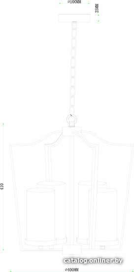 Подвесная люстра Arte Lamp Nuvola A7017SP-4BK