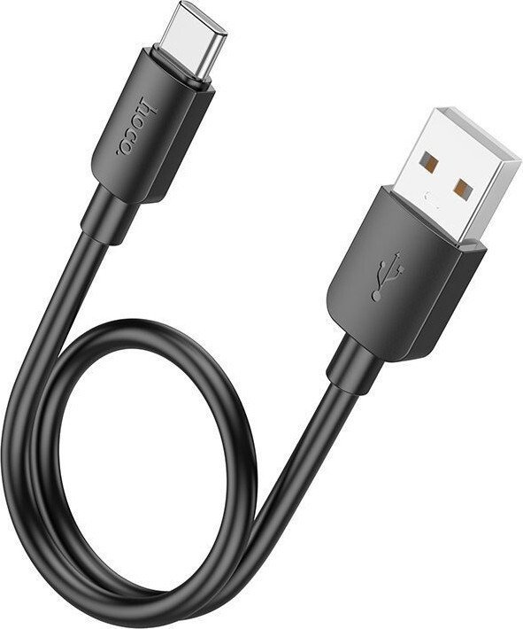 Кабель Hoco X96 27W USB Type-A - USB Type-C (0.25 м, черный)