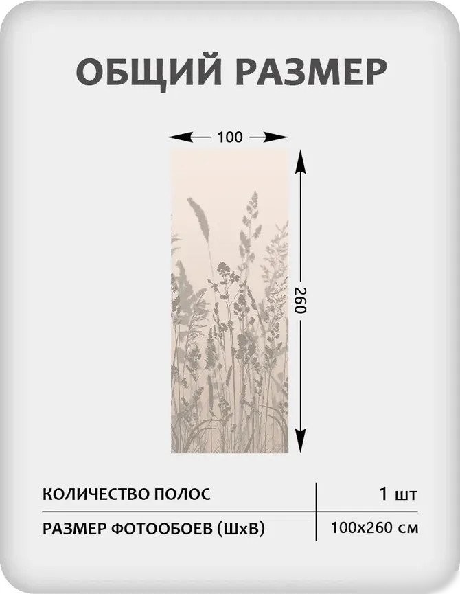 Фотообои Mio Tesoro Невесомость 62 (100x260)