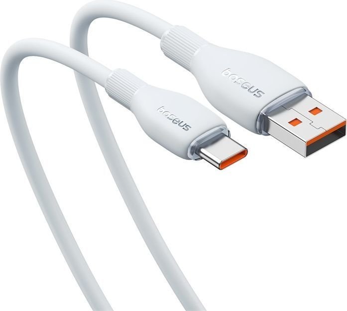 Кабель Baseus Pudding Series USB Type-A - USB Type-C (1.2 м, белый)