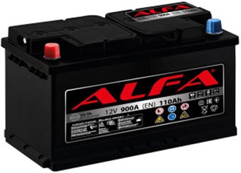 Автомобильный аккумулятор ALFA Hybrid 110 L (110 А·ч)