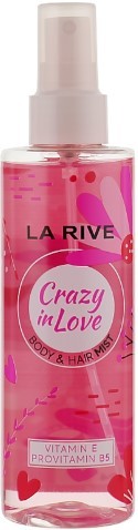La Rive Спрей для тела Body & Hair Mist Crazy In Love Woman Парфюмированный 200 мл