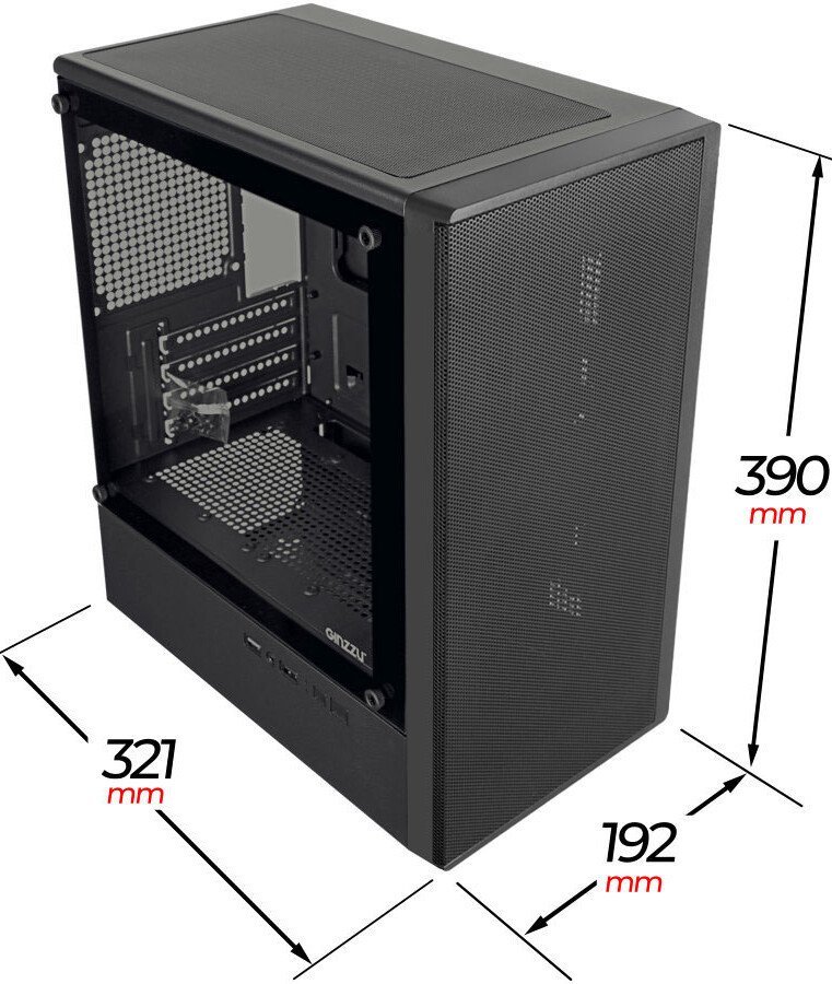 Корпус Ginzzu CL401