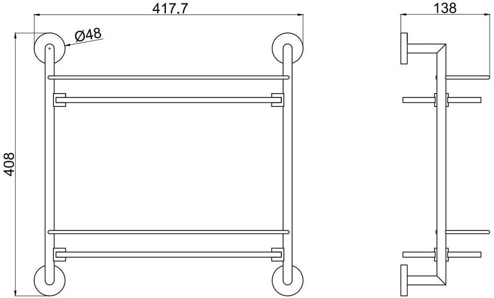 Allen Brau Полка для ванной Priority 6.31015-GB 330548